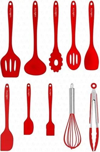 

Salvatore 10 Piece Spatula Set Red