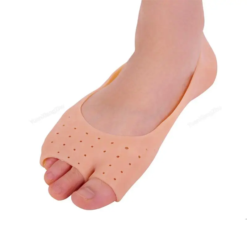 Silicone Insoles Sneakers Forefoot Pad Orthopedic Shoe Pad Pain Relief Silicone Boat Sock for Women Separator Foot Care Products