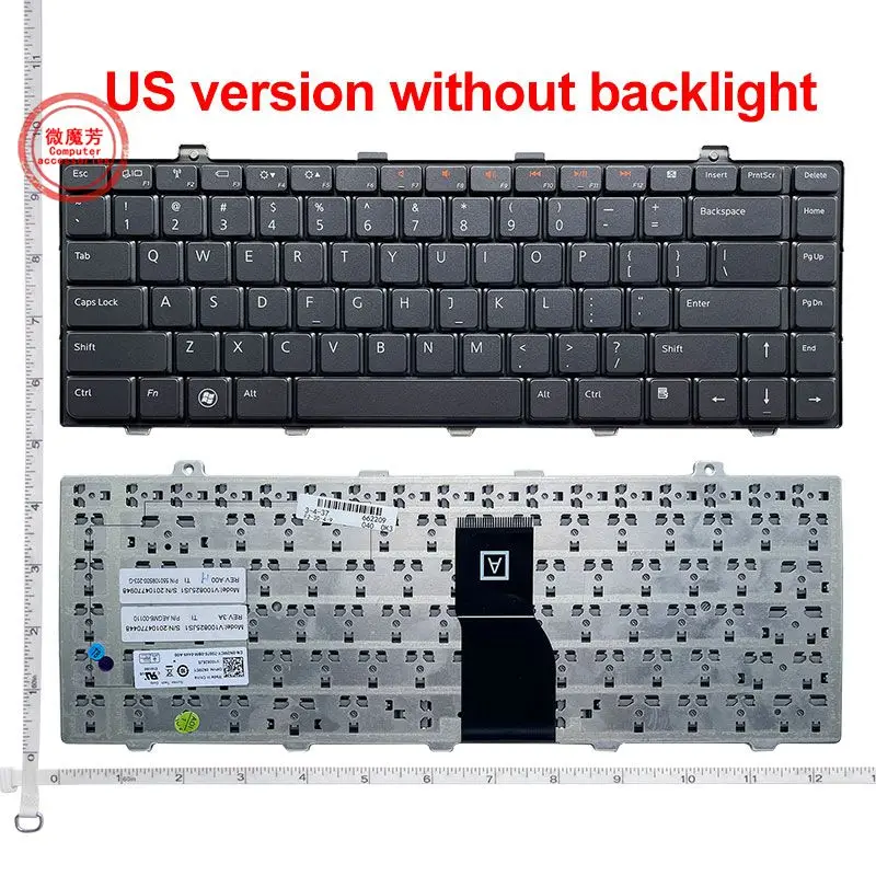 

New for Dell STUDIO XPS L501X P03G L401X 1457 1458 1569 US Laptop Keyboard English Without backlight