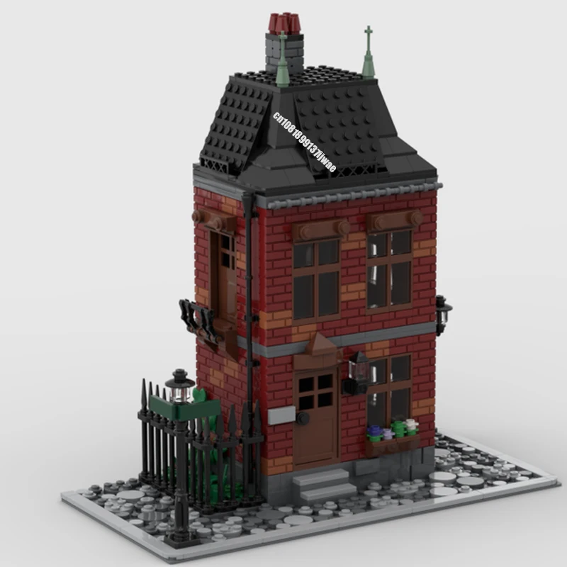 New City Hot Selling Street View Moc Modular Victorian Brick Building Blocks Model Diy Creative Ideas Kids Toys Birthday Gift