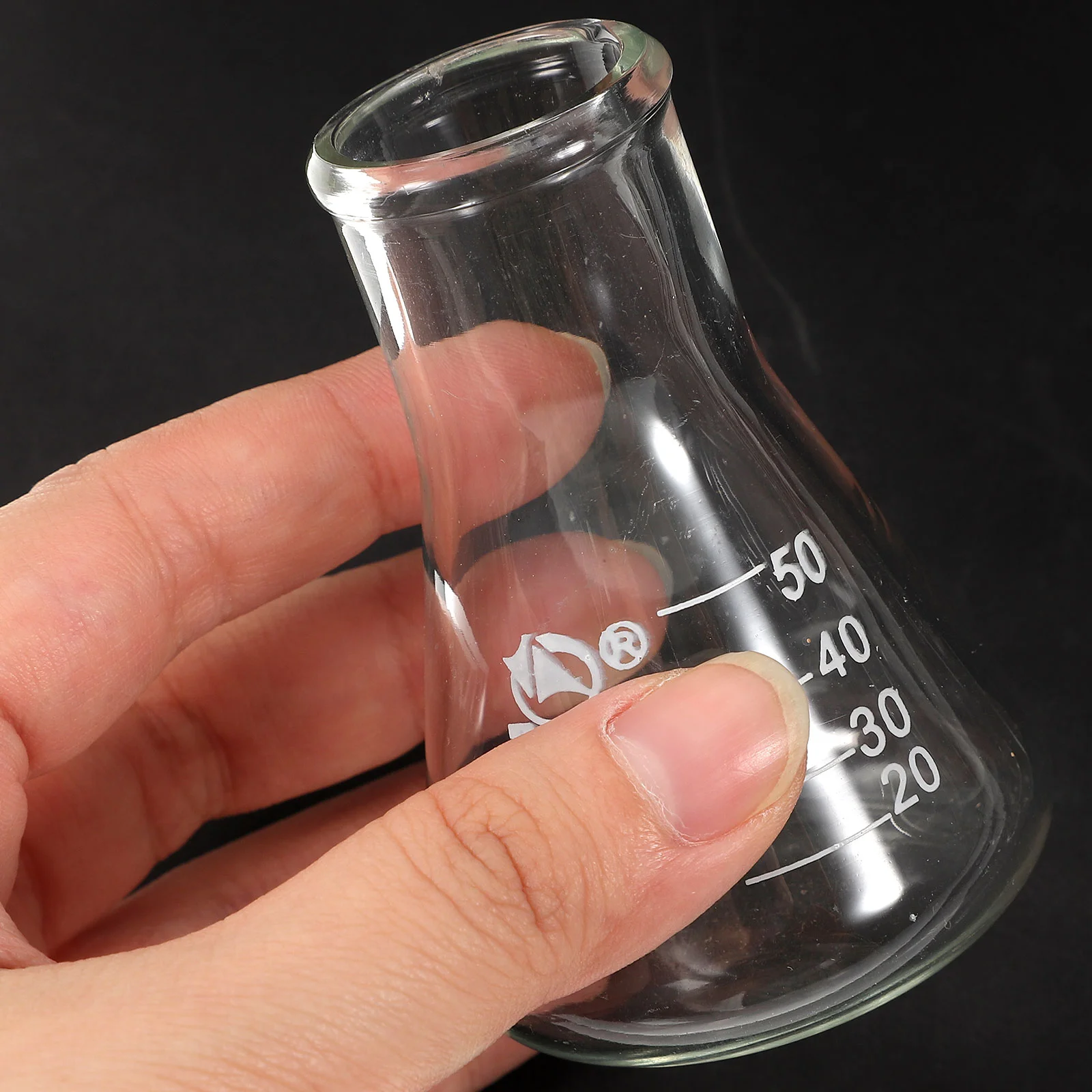 Clear Measurement Beaker Experiment Kit Laboratory Measuring Device Conical Flask