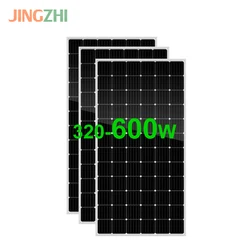 JZ Power Customized Photovoltaic Glass Modules Mono Crystalline Solar Panels 300W 400W 500W 550W