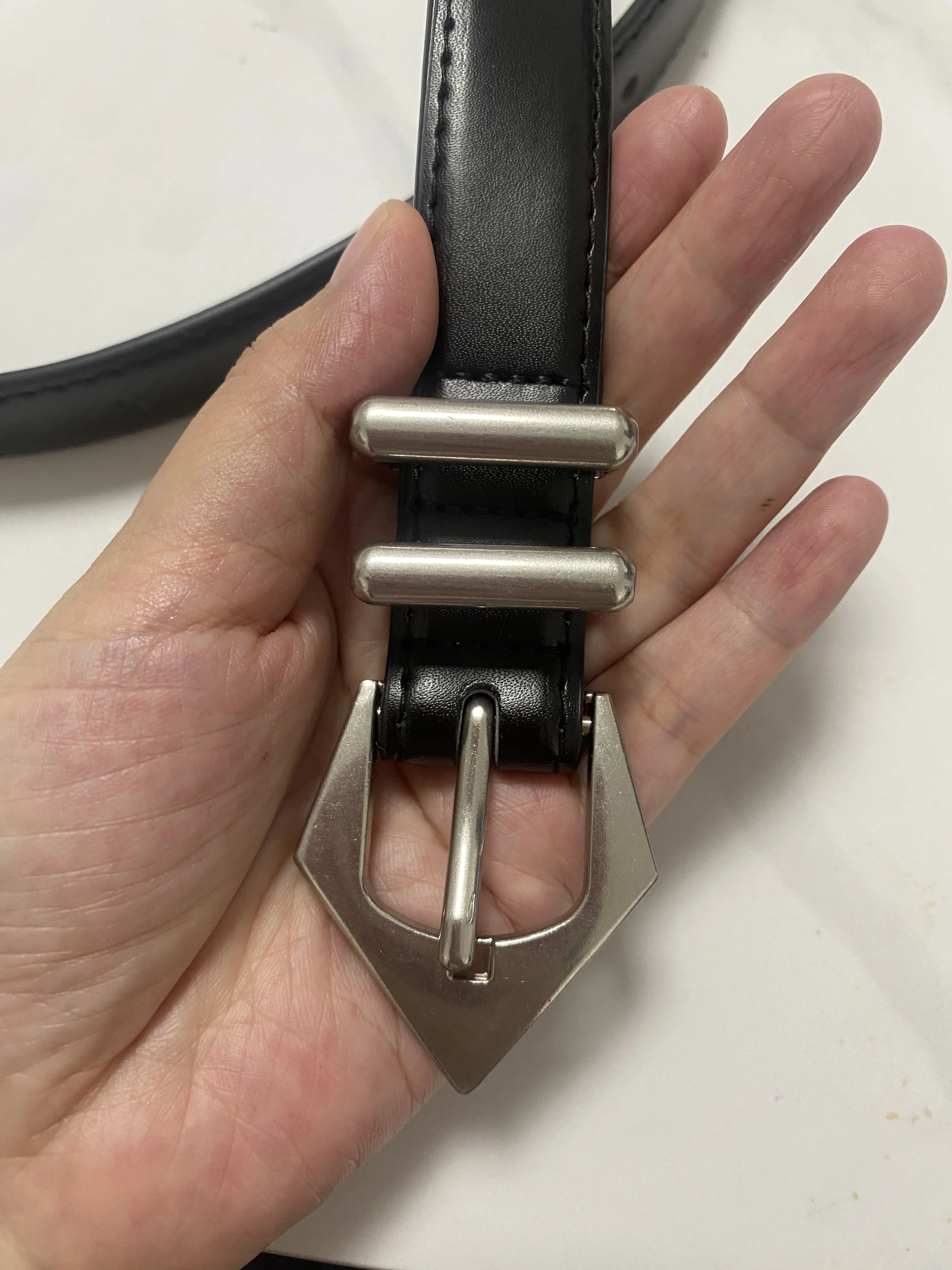 

Women's Fashion Genuine Leather Black Cummerbunds Female Dress Corsets Waistband Belts Decoration Narrow Belt R2502