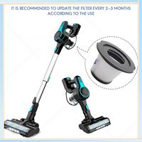 -A60I 4 Packs Of Replaceable HEPA Filters, Suitable For MOOSOO K17 Cordless Vacuum Cleaner (4 HEPA Filters And 4 Filters)