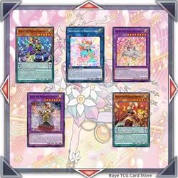 70PCS the Melodious Songstress Yugioh Card Game Deck Easy Play Not Original Master Duel DIY Deck MD