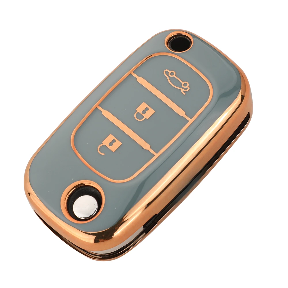 JYQ TPU Car Key Shell Case For Renault Fluence Clio Megane Kangoo Lacia LADA Largus Kalina Granta Vesta X-Ray Benz Smart Fortwo