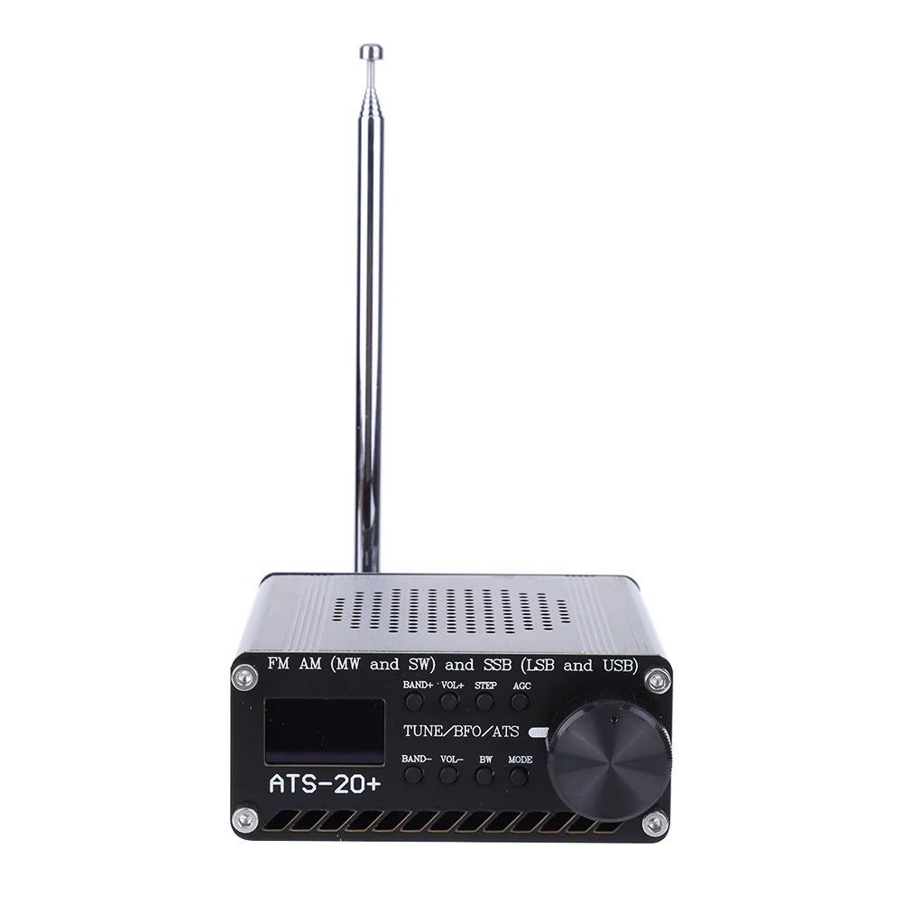 ATS-20+Si4732 All Band Radio Receiver 0.96 Inch OLED Screen Full Band Receiver Scanner FM AM MW&SW SSB LSB & USB with Antenna