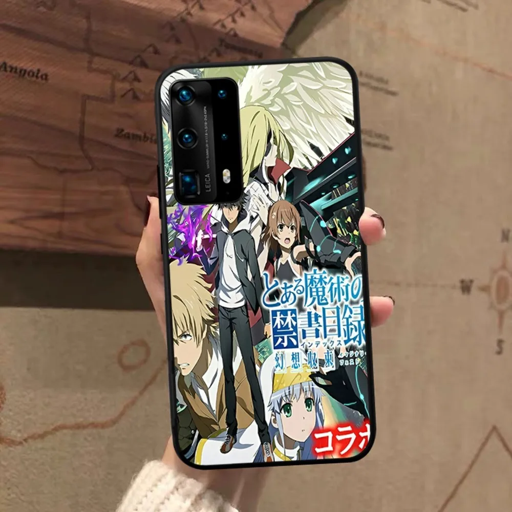 A Certain Magical Index Anime Phone Case For Huawei P 8 9 10 20 30 40 50 Pro Lite Psmart Honor 10 lite 70 Mate 20lite