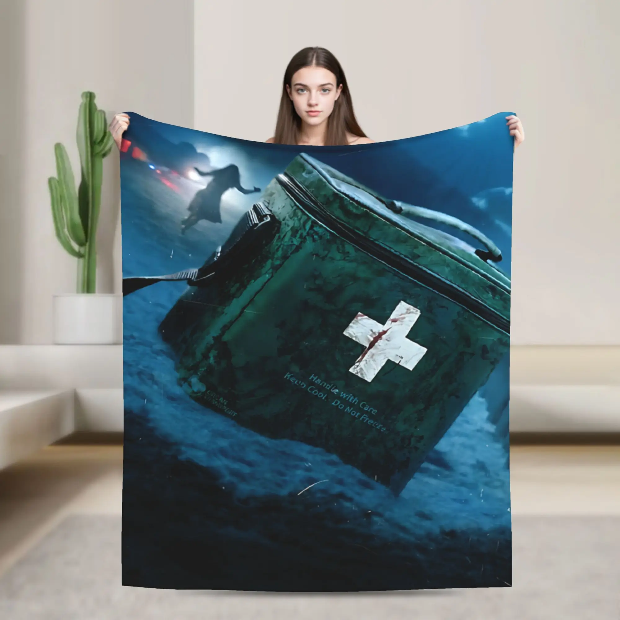 2026 RE Movie Bryan Hodukavich Medical Courier Blanket Cover Coral Fleece Plush Throw Blanket for Airplane Travel Bedroom Quilt