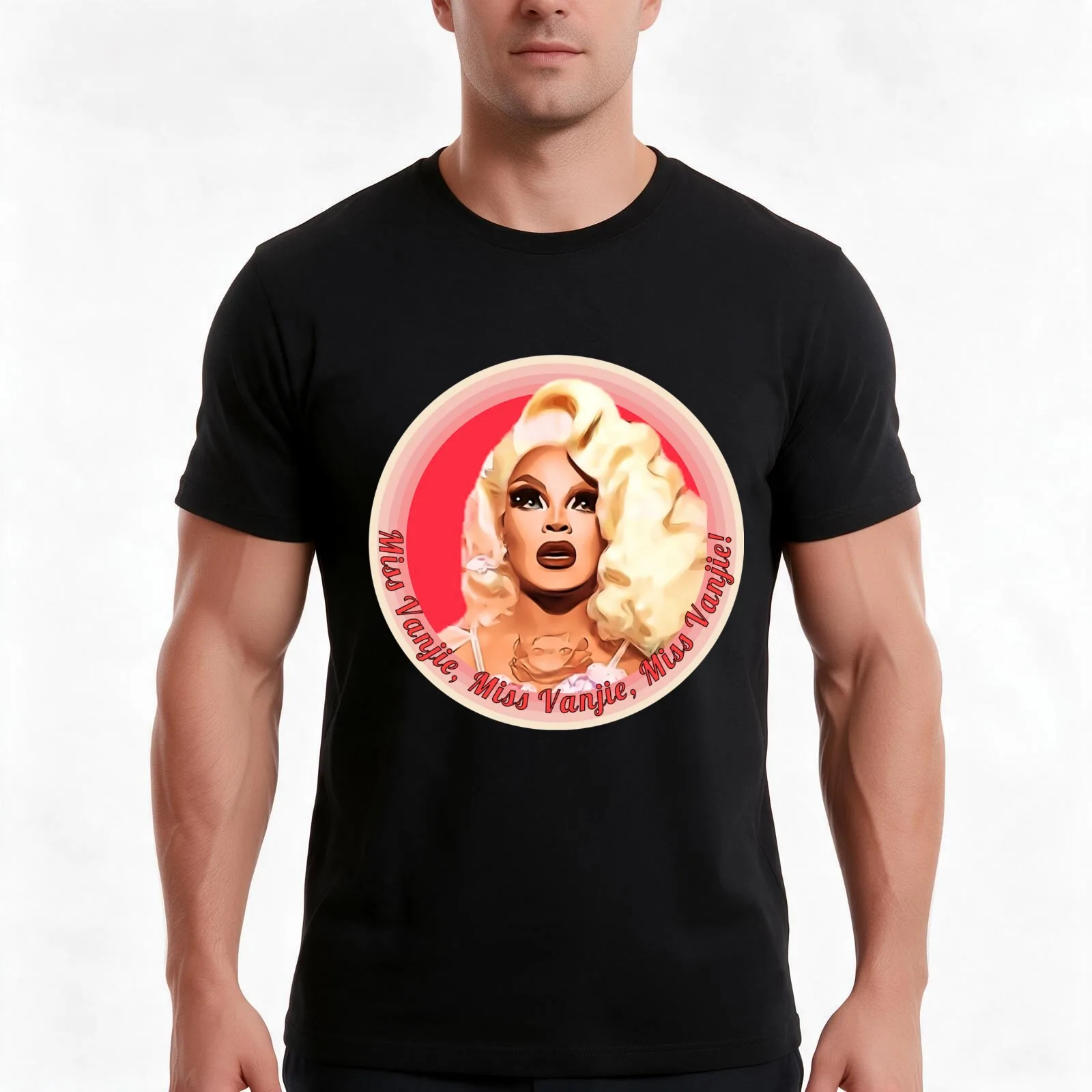 Vanessa Vanjie Mateo - Miss Vanjie T-Shirt Summer Casual Cotton Tee Oversized Streetwear Tops Vintage Graphic Print