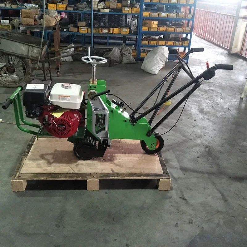Small hand-held lawn transplant machine, internal combustion lawn lawn shovel machine, automatic turf machine
