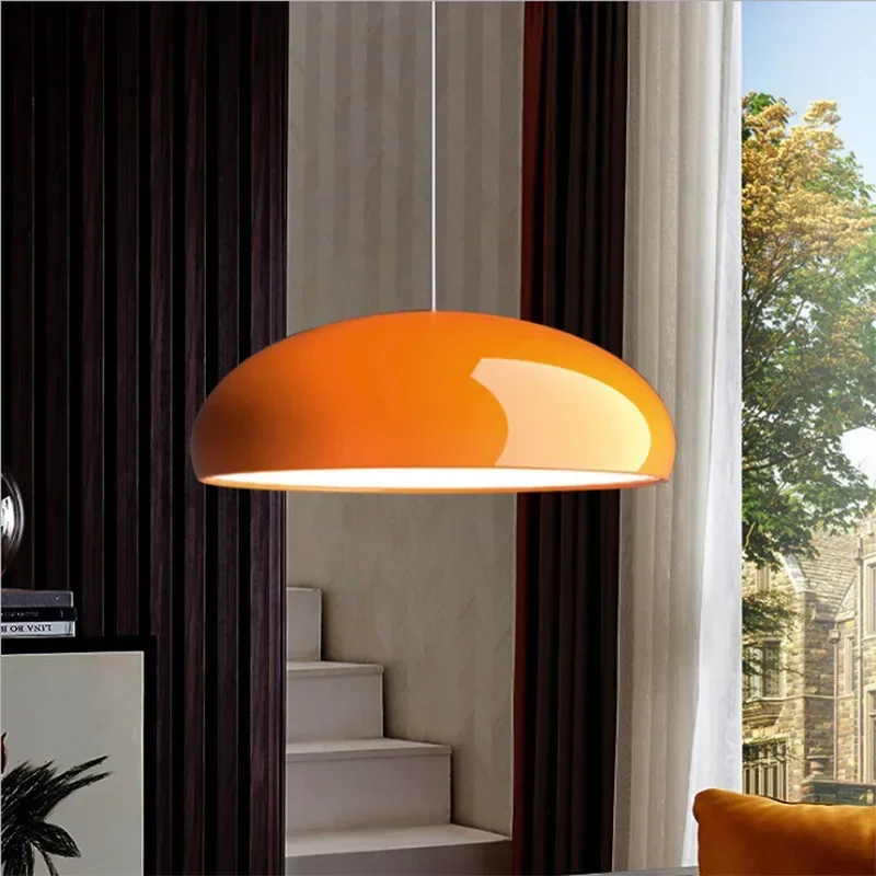 Bauhaus Restaurant Chandelier Retro Round Room Decoration Chandelier Nordic Designer Living Room Bedroom Bar Art Light