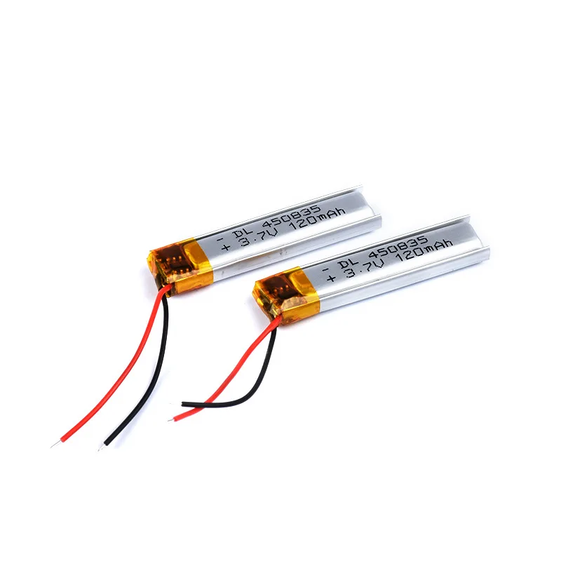 450835 bateria litowo-polimerowa 3.7V 120mAh bezprzewodowy zestaw słuchawkowy Bluetooth punkt długopis czytający pióro laserowe bateria litowa z