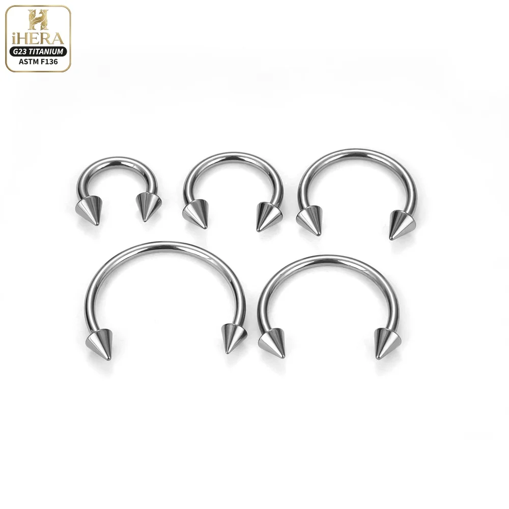 1/5PC G23 Titanium Nose Rings Piercings Lip Eyebrow Ear Septum Helix Cartilage Septum Body Jewelry Piercing Labret Nariz C Rod