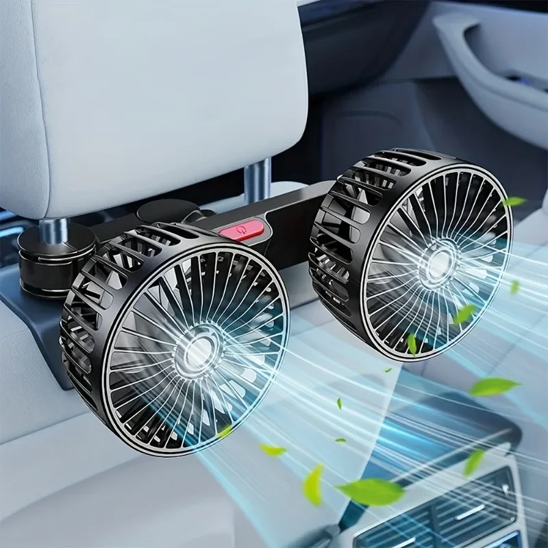 

Double-Head Usb Electrical Car Fan Car Supplies