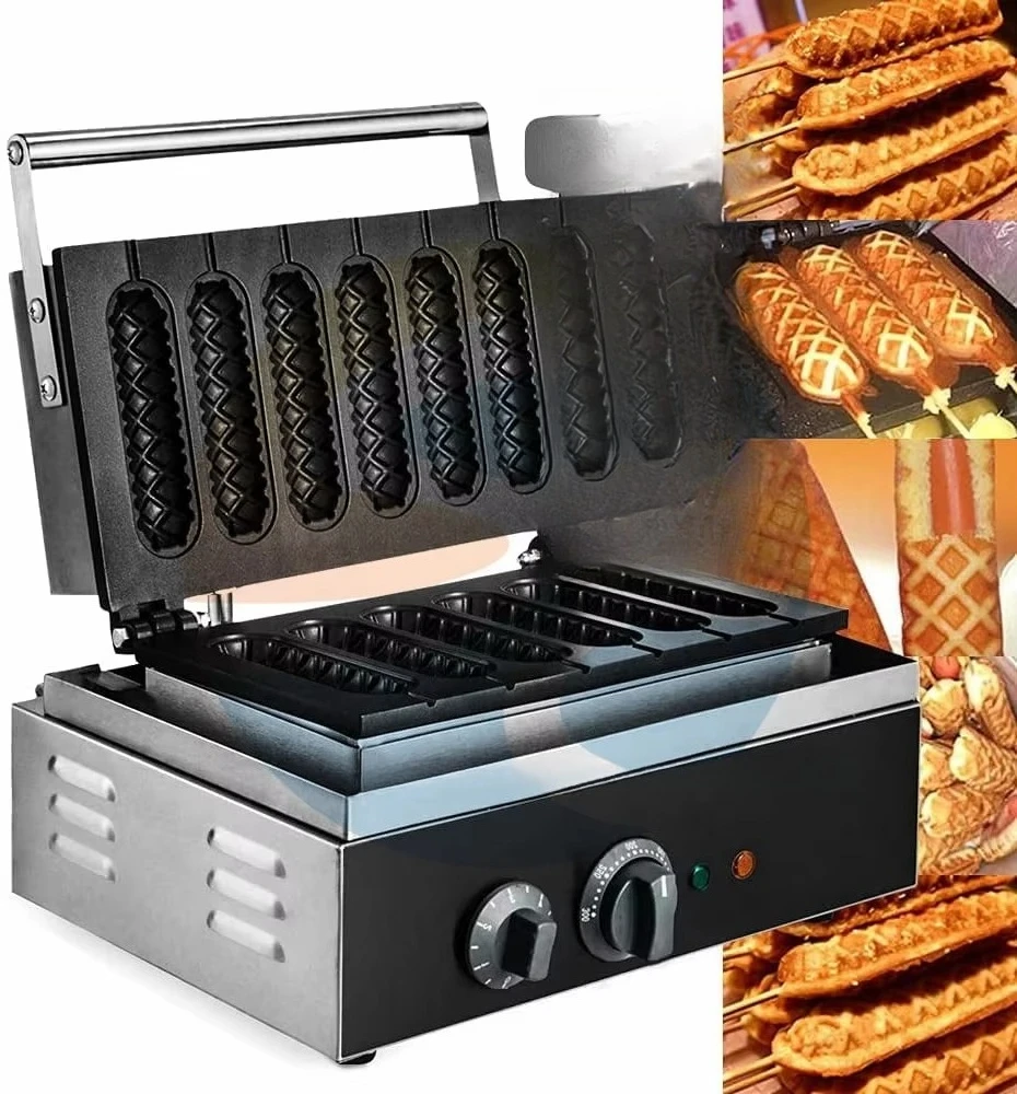 Household Stainless Steel Waffle Bread Maker Electric Crispy Waffle Maker