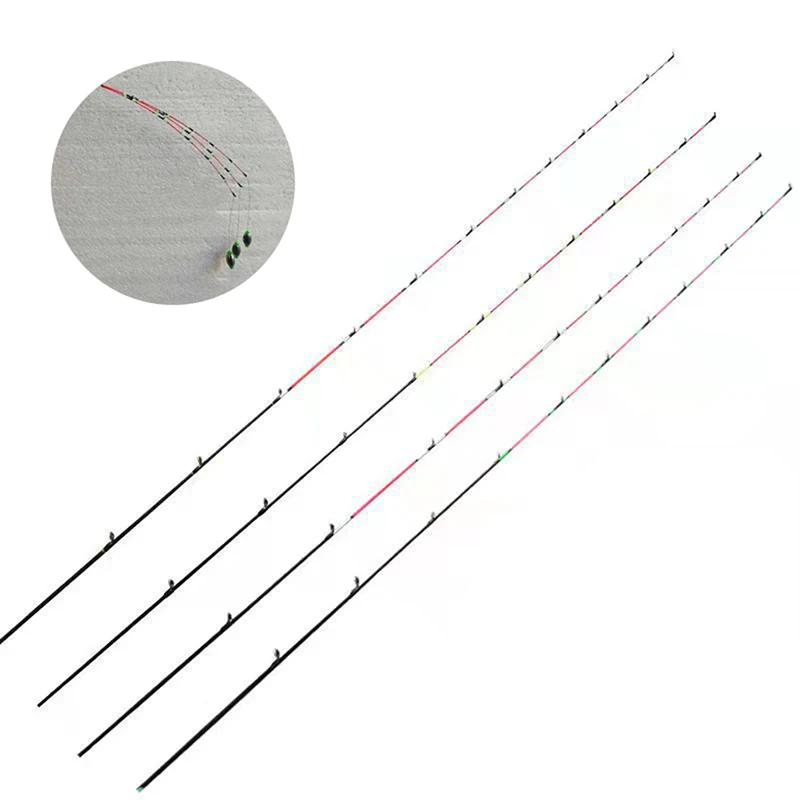 45cm Night Fishing Flexible Rod Tip Fishing Tackle Pole Half Titanium Alloy Raft Tip Repair Refit Replacement  Accessories