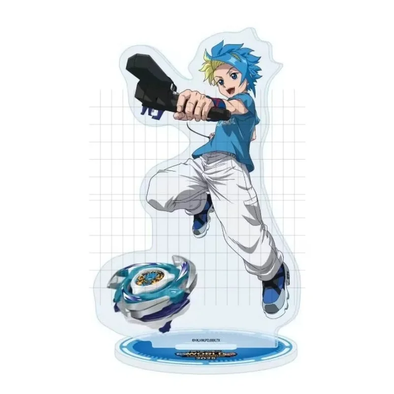 Anime BEYBLADE X Acrylic Stand Figure Keychain Desk Decor Robin Knight Character Profile Board For Character Illustrations 15CM