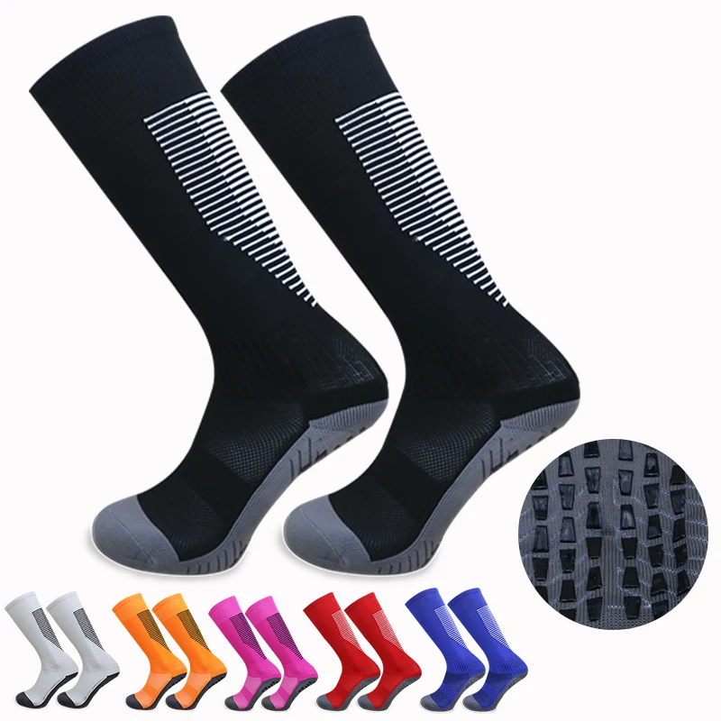 Calcetines deportivos antideslizantes de silicona para hombre y mujer, medias de fútbol, béisbol, deportes al aire libre, yoga, novedad