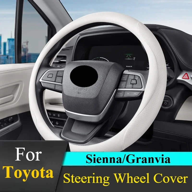 Silicone Steering Wheel Cover For Toyota Sienna/Granvia:  Anti-Slip & Sweat Absorbent No Tools Interior Trim Components