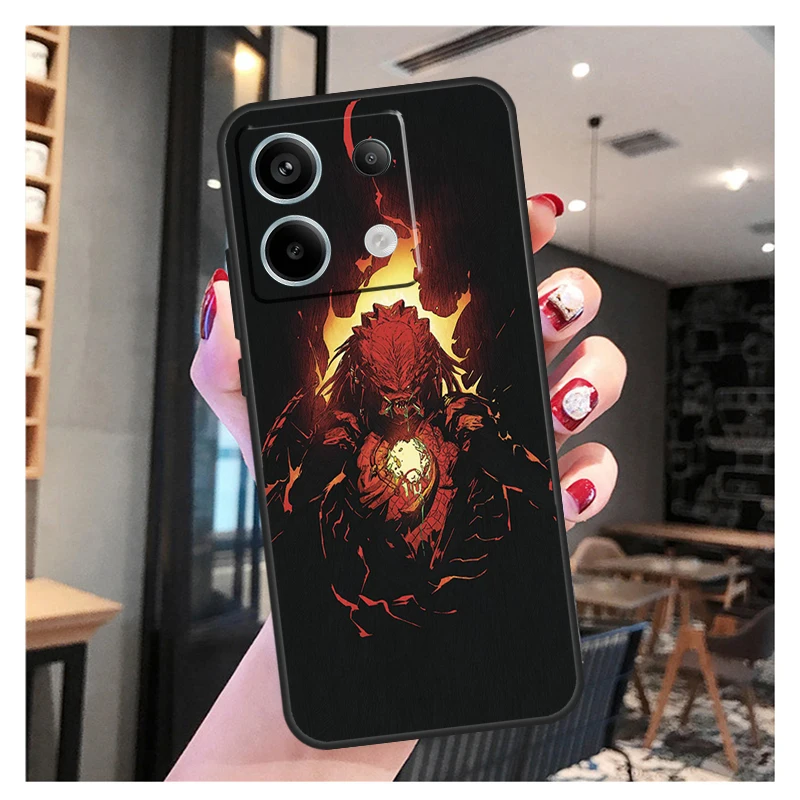 Alien Predator Case For Xiaomi Redmi Note 13 12 10 9 8 11 Pro 12S 11S 10S 9S Remdi 13C 9C 10C 12C Cover