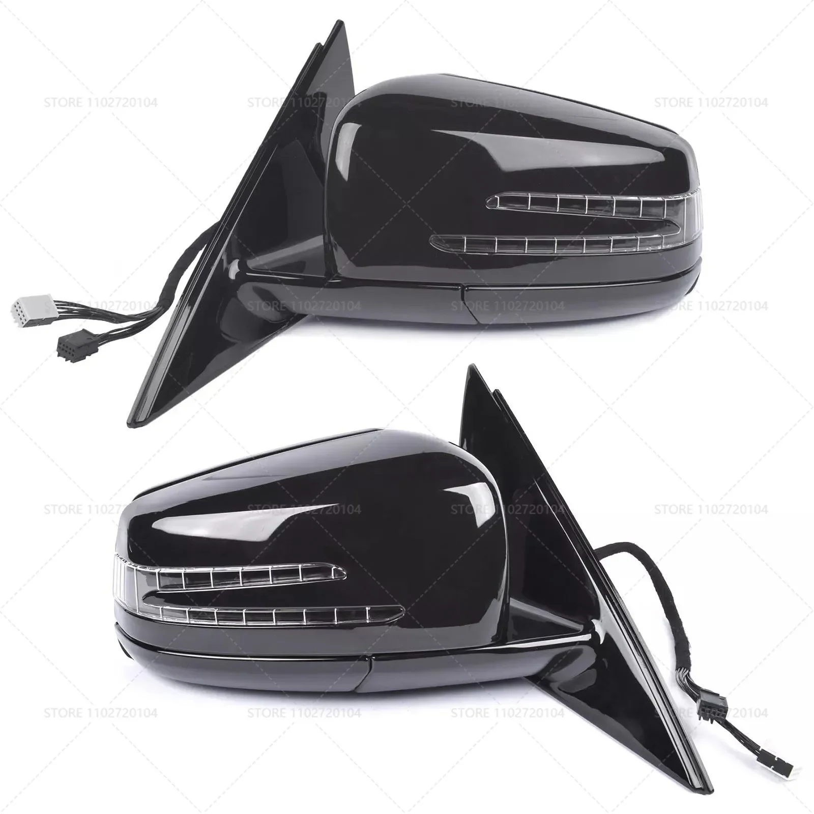 ل 2010-2016 W212 مرسيدس بنز الفئة E الجانب الرؤية الخلفية الباب عكس مرآة الجمعية الطاقة للطي 2128102176 2128102076 #2