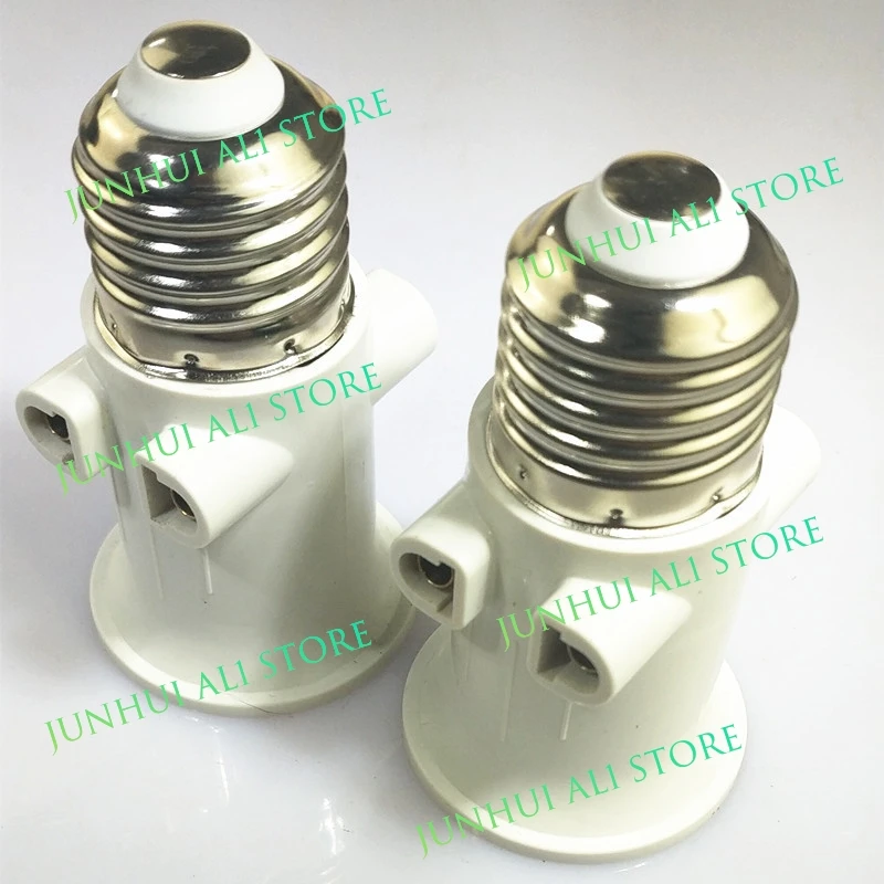 E27 Bulb Adapter Eu Socket Abs Split Lamp Cap Conversion Lamp Cap Aging Lamp Holder Ac100-240v Household Room Lighting B1