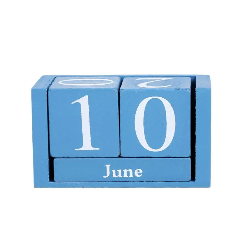 

Desk Calendar Blocks Reusable Calendar Wood Month Date Display Blocks For Teachers Students Classroom Rustic Farmhouse Desk