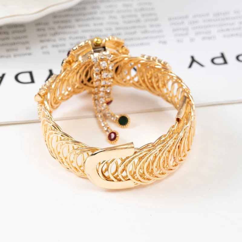 

Женские блестящие часы-браслет, роскошные элегантные наручные часы из розового золота из нержавеющей стали, женские часы со стразами Montre Femme Relojs Saati