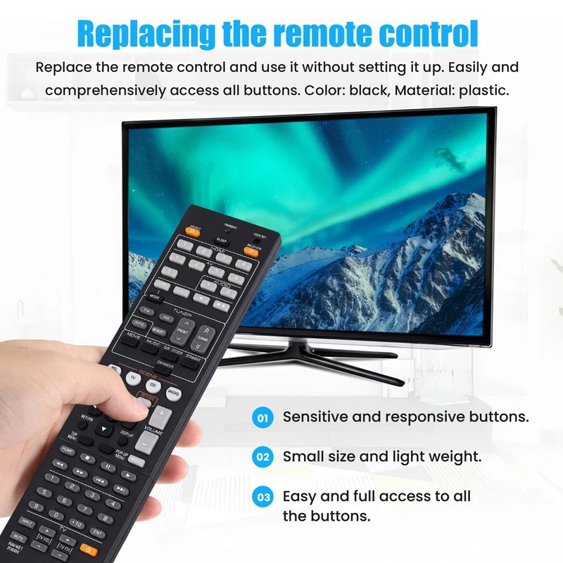 Remote Control For YAMAHA RX-V375 RX-V467 RX-V565 RX-V567 RX-V571 RX-V665 RX-V765 HTR-3066 HTR-4065 HTR-3066BL RX-V373BL