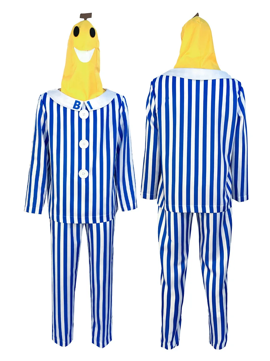 Cosplay Bananas in Pyjamas Funny Costume Sets TV Show Halloween Carnival Fancy Dress Up Outfits Party Disfraz Hombre Stage