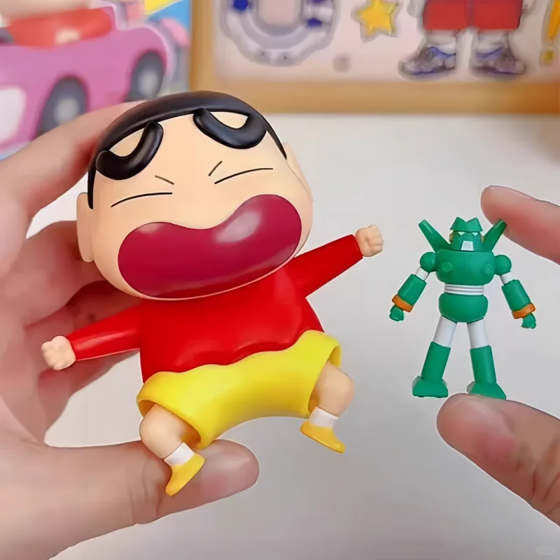 

Лидер продаж, 52 игрушки, карандаш Шинчан, динамическая супер жизненная серия, слепая коробка, мобильный заводный орнамент ручной работы, заводные игрушки, подарки