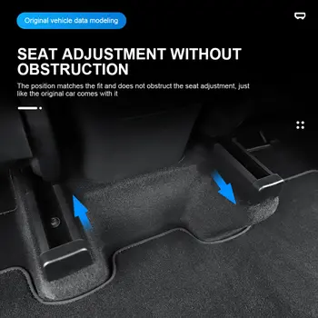 Gumová ochrana zátky, protisrážkový kryt sedadla, protisrážkové pohyblivé lišty zadních sedadel pro Tesla Model 3/Y, příslušenství do interiéru 10 nejlepší prodej Příslušenství Tesly - №2