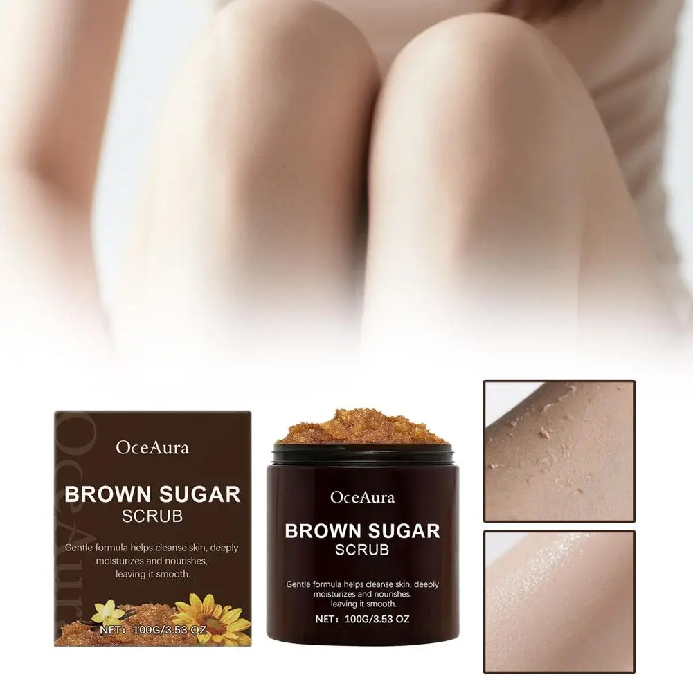 

100g Ice Cream Scrub Shower Gel Gentle Exfoliation Brightening Essential Oils Nourish Goosebumps Removal Skin Care Two In One