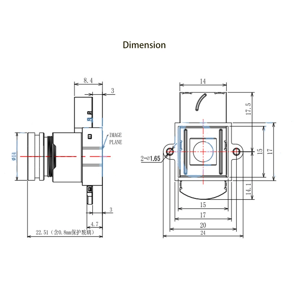 Witrue lente da câmera cctv 2mp 1080p 4mm m12 montagem abertura f2.0 com corte ir para câmeras de segurança vigilância