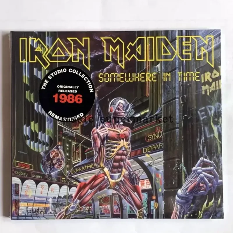 CD-альбом Iron Maiden Somewhere In Time, новый музыкальный альбом 1986 года