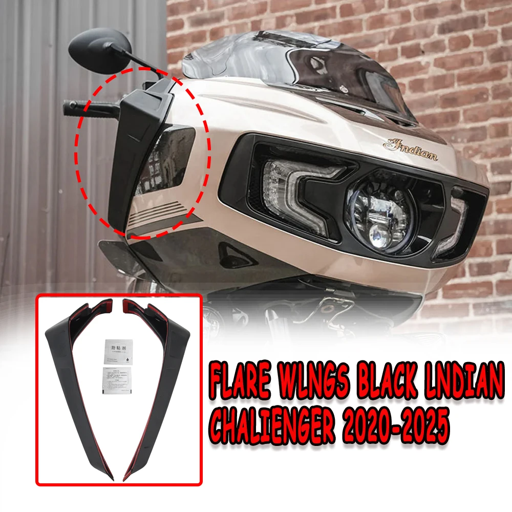 

NEW Motorcycle Fairing Side Wind Deflector Wind Deflector For Indian Challenger Pursuit Limited Dark Horse 112 PowerBand 2020-25