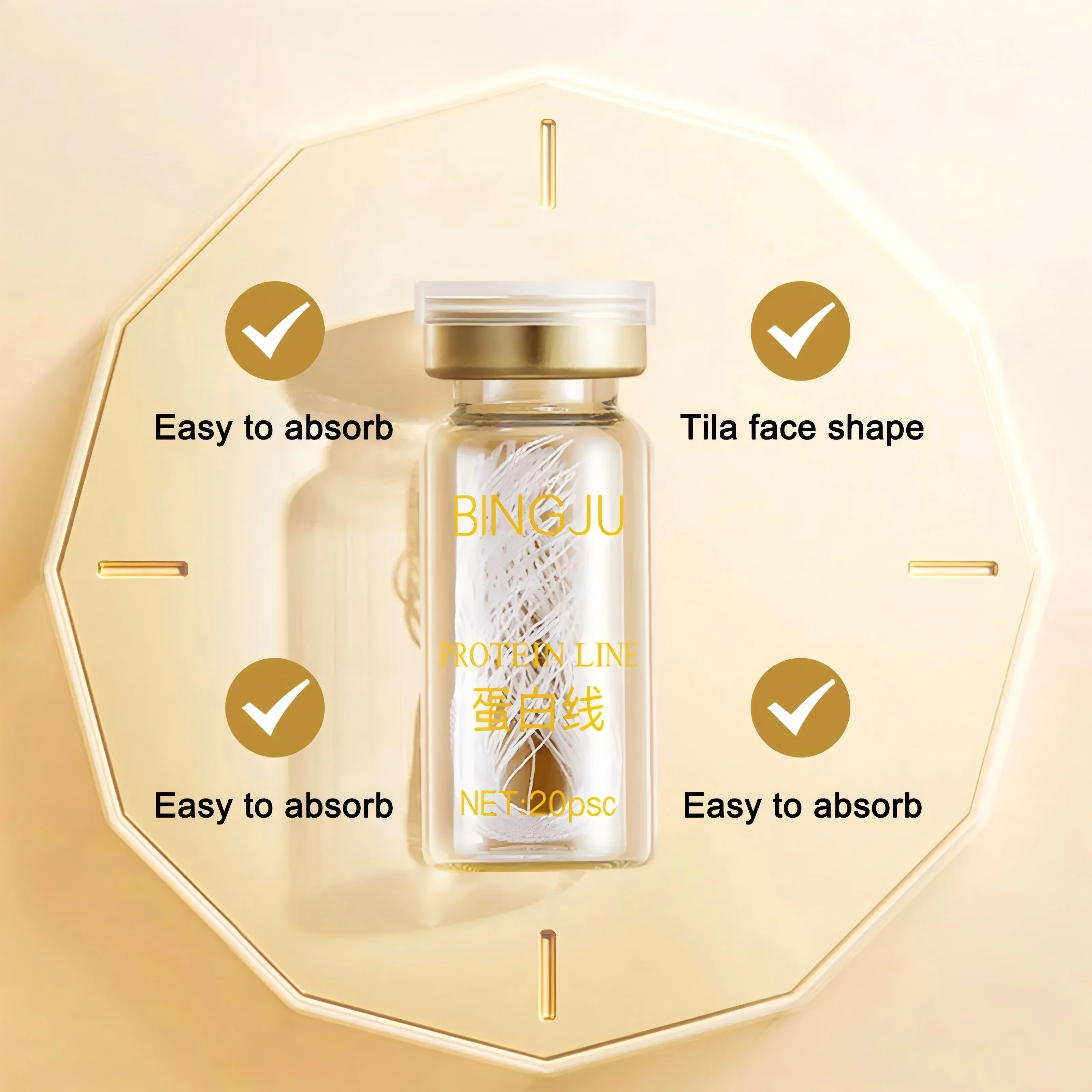 Anti-aging Serum Protein Thread Absorbable Anti-wrinkle Face Filler Skin Nourish Hydrate Face Lifting Tightening Skin Care