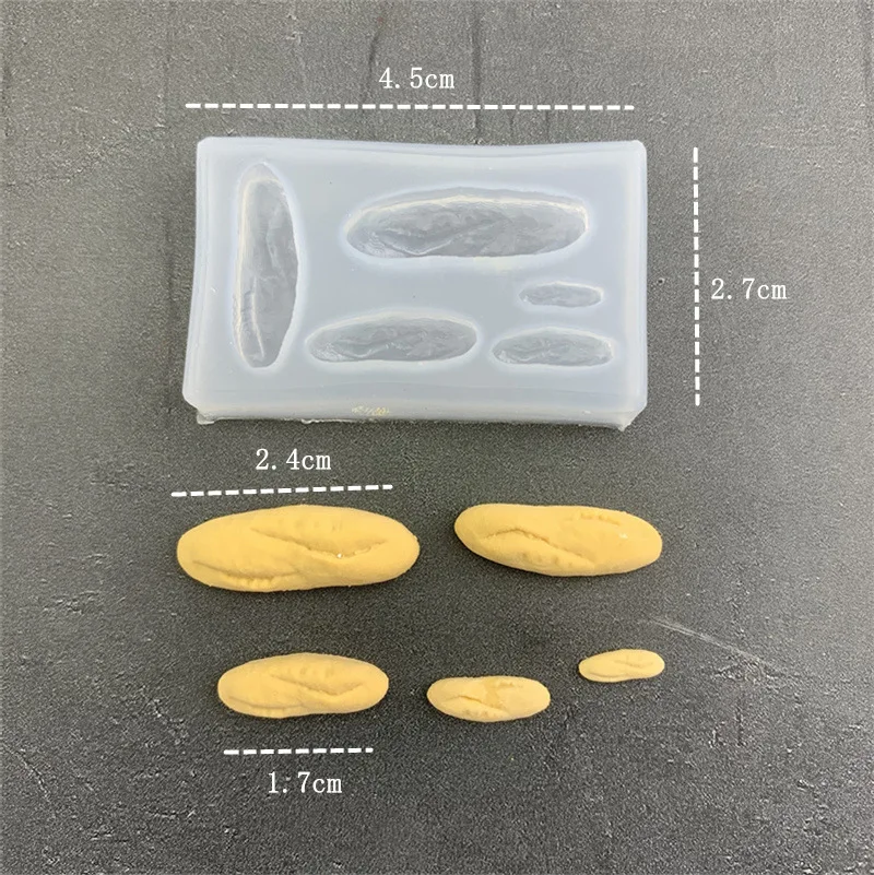 DIY imitacja Mini krem chlebowy deser silikonowe formy do ciasta ciastka silikonowe foremki z kremem narzędzie do dekoracji ciast glinianym żywicą
