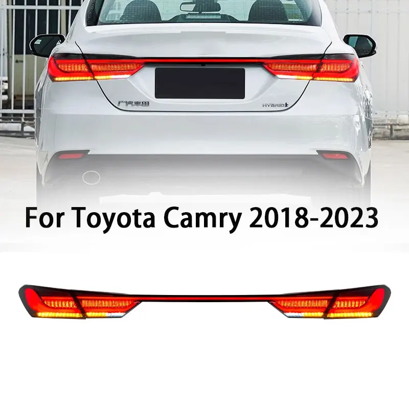 

Автомобильные фары для Toyota Camry 2018-2023, задние фары в сборе, улучшенные полные аксессуары для подсветки