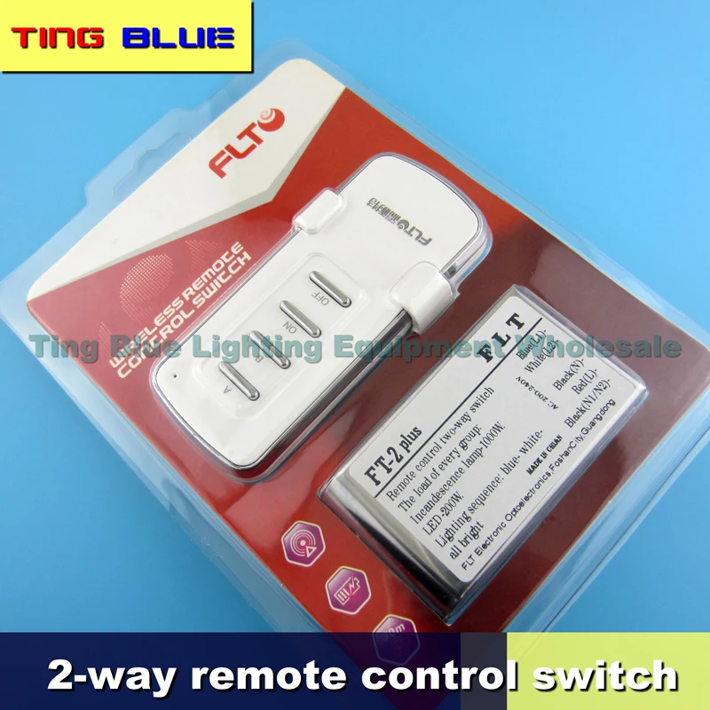 Interruttore di controllo remoto a tre vie a due vie FLT light hotel lobby villa camera da letto illuminazione telecomando baby room controller LED