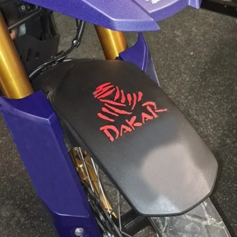 Dakar Racing Style Waterproof Vinyl Sticker 1PC Fit Motorcycle Scooter Helmet Fuel Tank Front Fairing DIY Modification