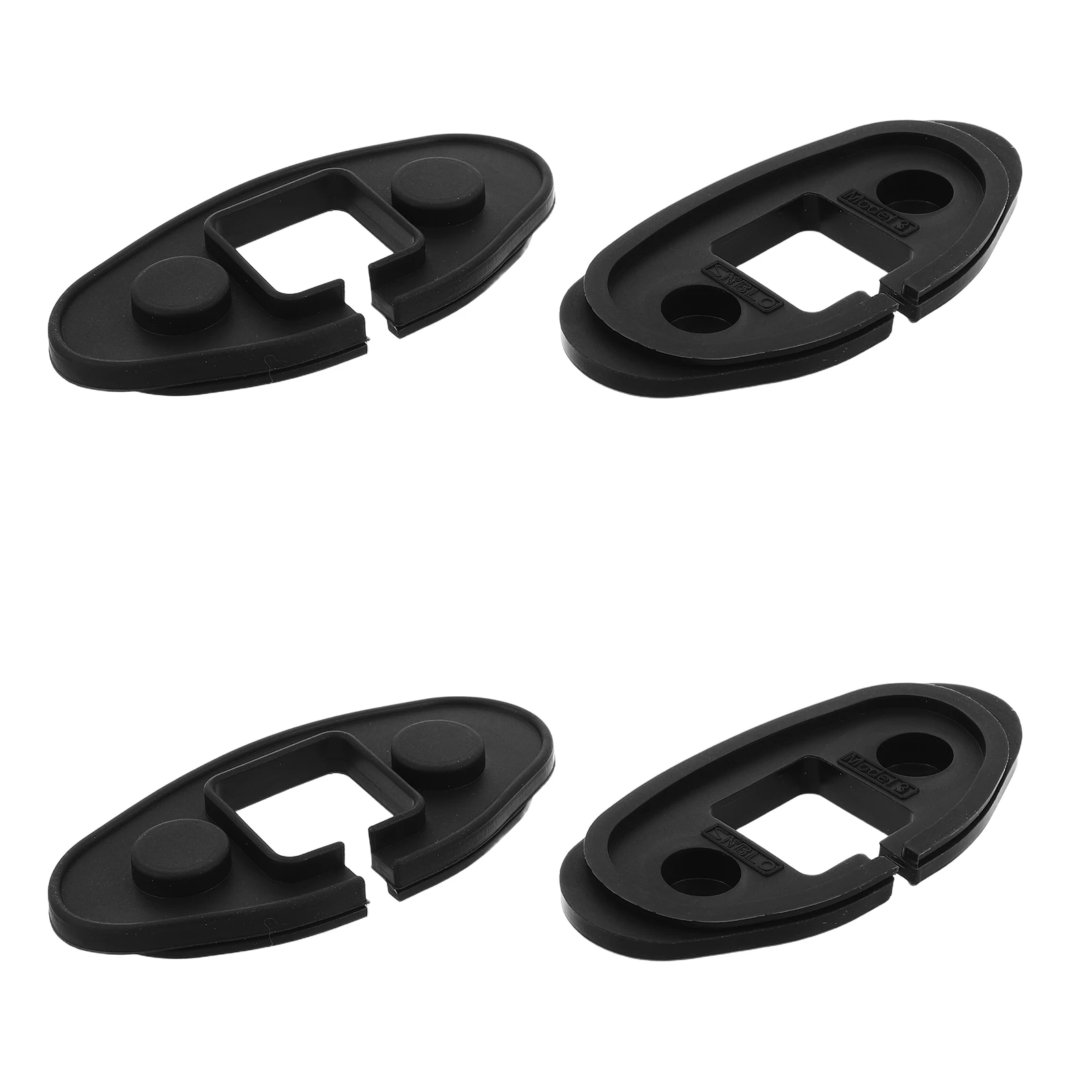 

4 Pcs Door Limit Protective Cover Handle Protector Car Latch Lock Automotive Silicone Latches Stopper Silica Gel Guard Clear
