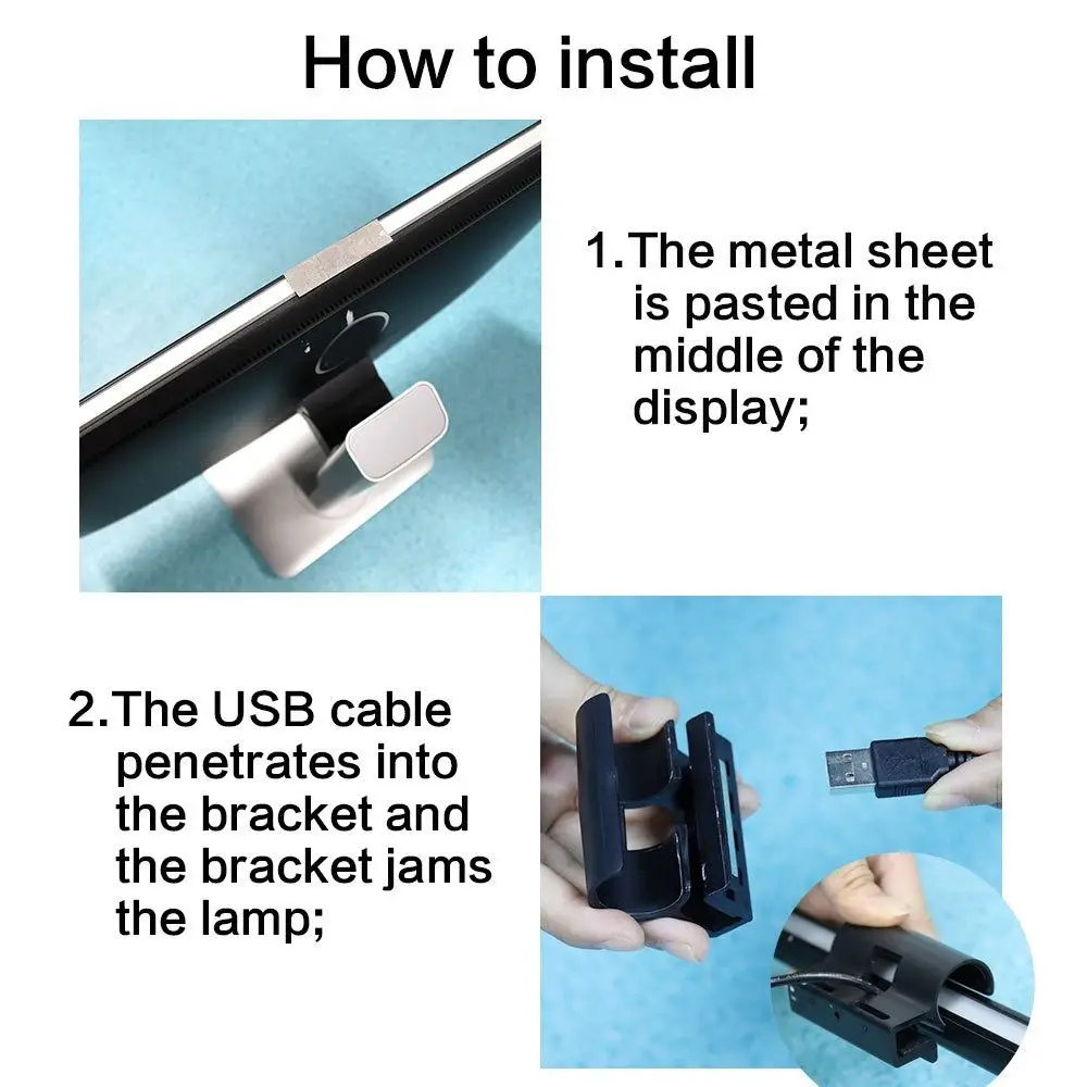 

NEW Eye Care Lighting Monitor Light Bar RGB Lighting USB Powered Screen Hanging Light Touch Control Dimming Light Home