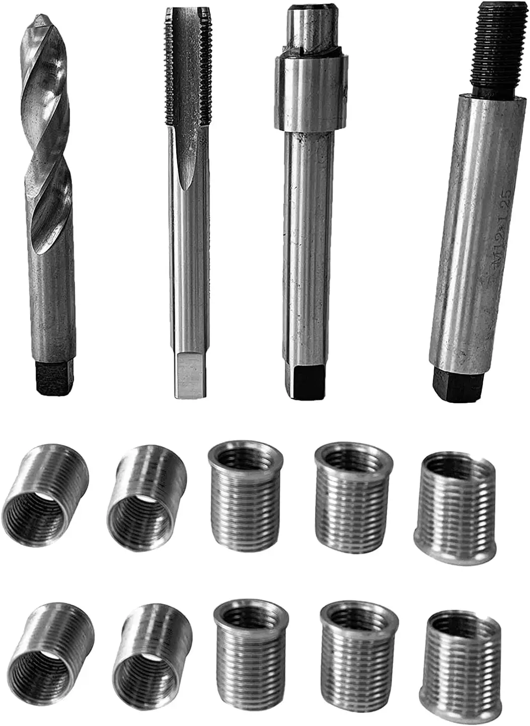 

M10 X 1.0X12.7 Spark Plug Repair Kit, Metric Thread Tool for Motorcycle, UTV, ATV, Snowmobile