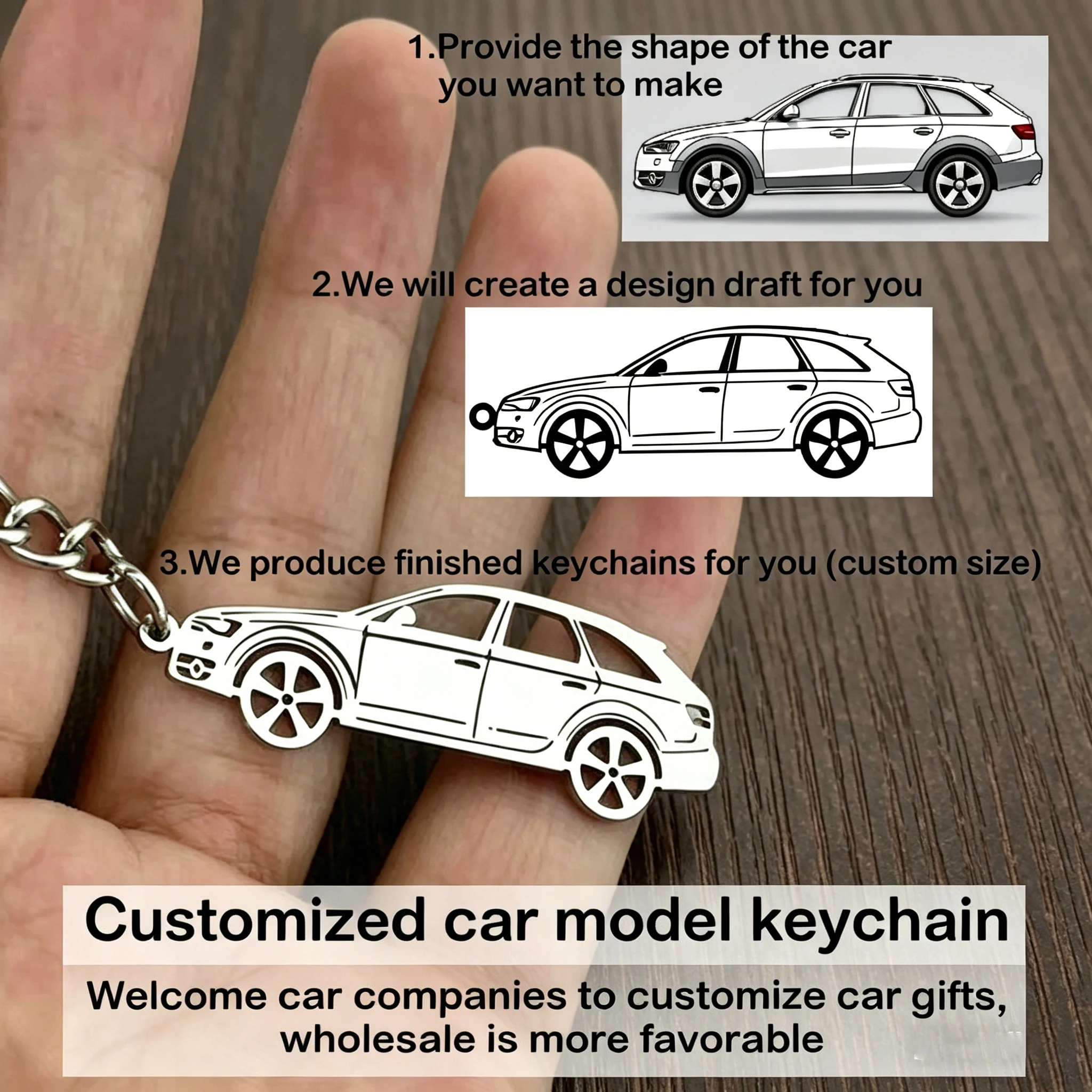 Kundenspezifische Auto-Schlüsselanhänger im Großhandel, gleiche Stilrichtung wie Automodell-Anhänger, Motorrad-Schlüsselanhänger, individuelles Design, Metallgeschenke für Unternehmen – Detail 5