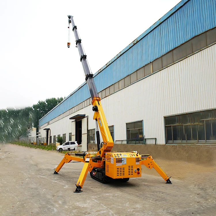 

High Efficiency Spider Crane, Fast 360° Rotation, 16.5m Telescopic Boom, Professional Crawler Spider Lift for Construction