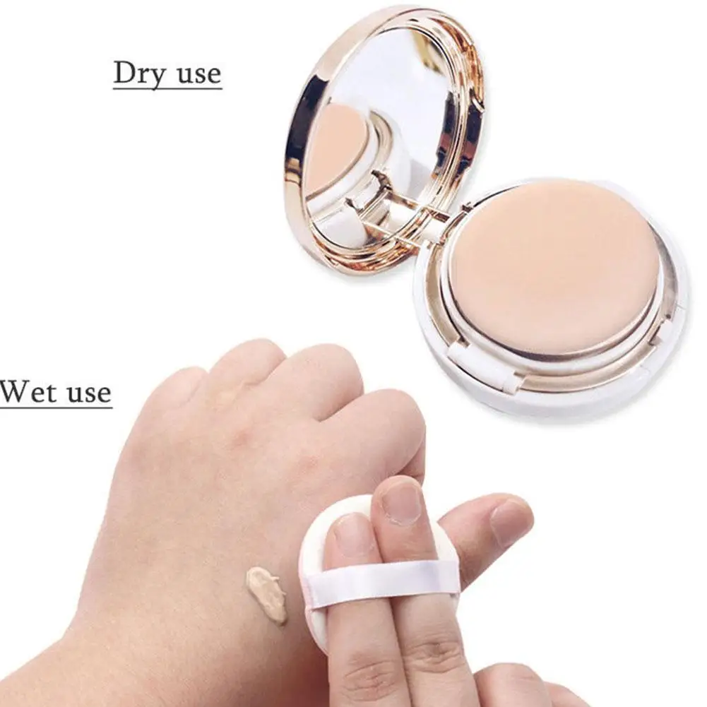 5 個パウダーパフフェイスメイクスポンジ化粧品ソフトコットンフェイスパウダーパフ洗えるベルベットメイクアップパフツール