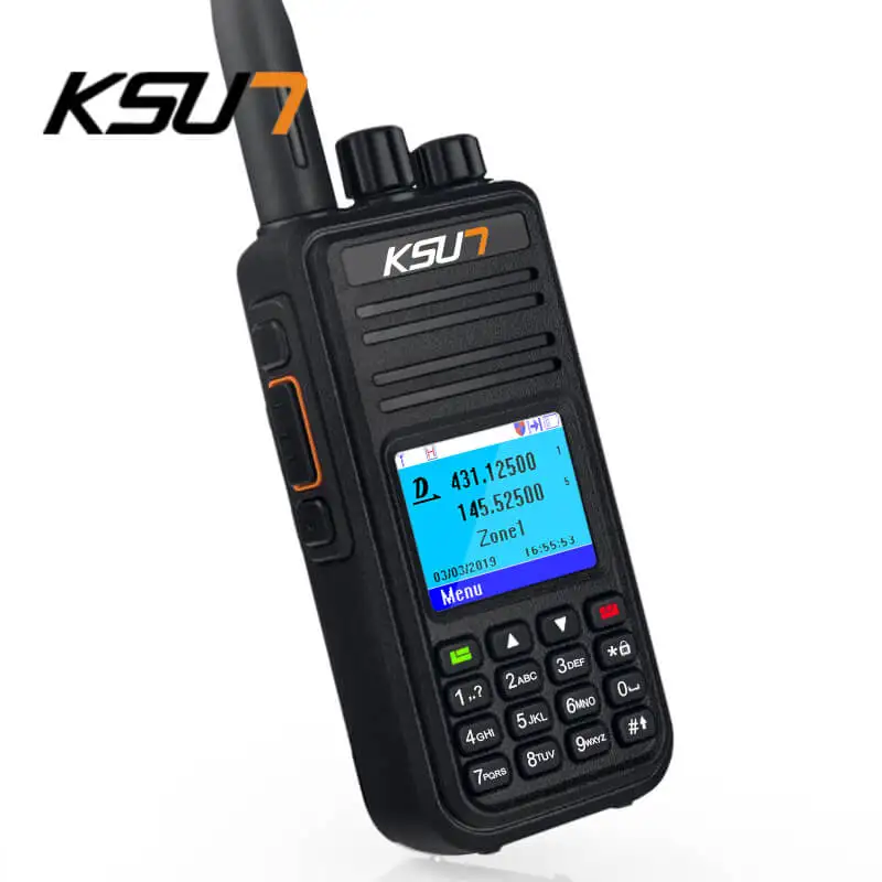 KSUN KSX-DM9 المدنية عالية الطاقة DMR جهاز لاسلكي رقمي في الهواء الطلق الأشعة فوق البنفسجية ثنائي النطاق لتحديد المواقع مشفرة اتجاهين الراديو