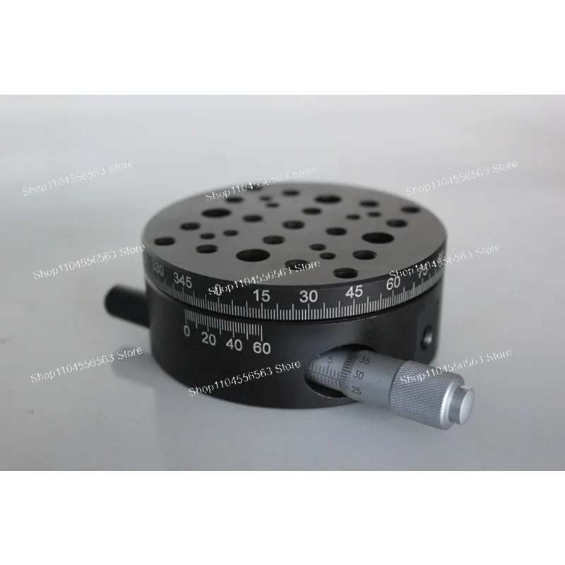 NT01RM82 Precision Manual Rotating Stage - Optical Dividing Head & Fine Adjustment Horizontal Displacement Platform